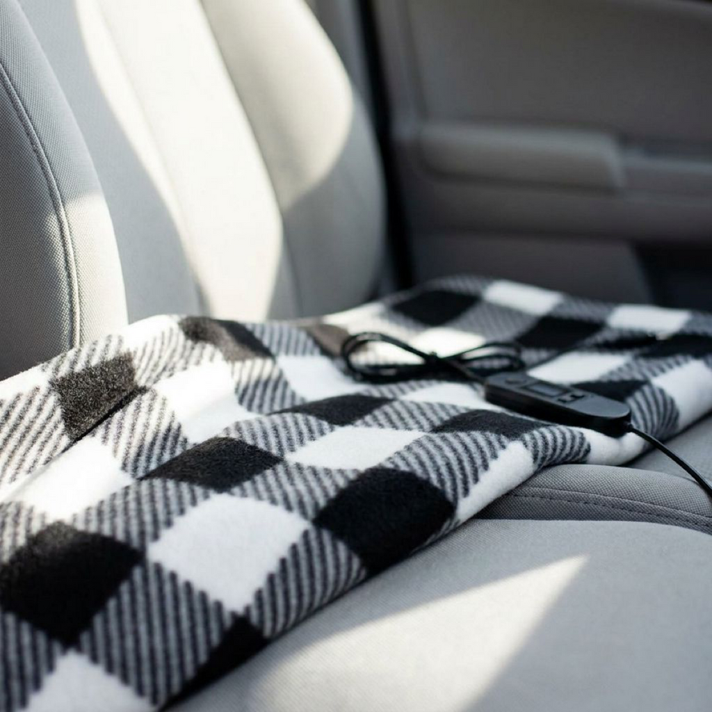 12V Heated Car Blanket - Instant Winter Warmth for Driving